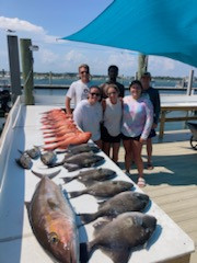 Amberjack, Red Snapper, Triggerfish Fishing in Orange Beach, Alabama