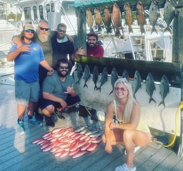Amberjack, Black Grouper, Gag Grouper, Vermillion Snapper Fishing in Destin, Florida