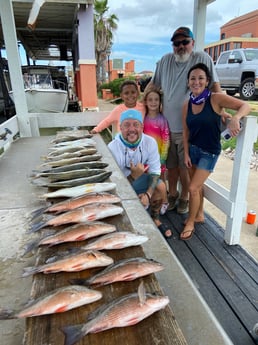Red Snapper, Speckled Trout Fishing in Surfside Beach, Texas