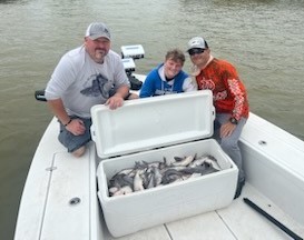 Blue Catfish Fishing in Etoile, Texas