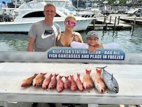 False Albacore, Lane Snapper, Vermillion Snapper Fishing in Destin, Florida