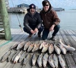 Redfish, Speckled Trout / Spotted Seatrout Fishing in Port O&#039;Connor, Texas