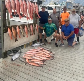 False Albacore, Mangrove Snapper, Red Snapper, Vermillion Snapper Fishing in Destin, Florida
