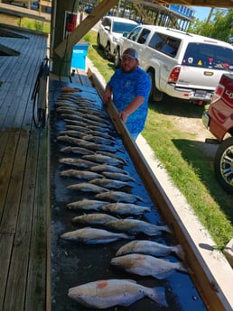 Redfish fishing in Yscloskey, Louisiana