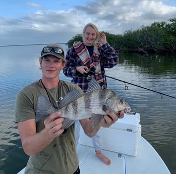 Black Drum Fishing in Oak Hill, Florida