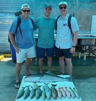 Almaco Jack, Cobia, Perch, Red Grouper, Vermillion Snapper Fishing in Destin, Florida