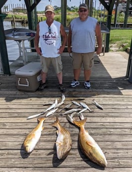 Redfish, Speckled Trout / Spotted Seatrout fishing in Sulphur, Louisiana