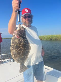 Flounder fishing in Port Arthur, Texas