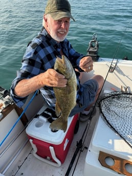 Smallmouth Bass Fishing in Clay Township, Michigan