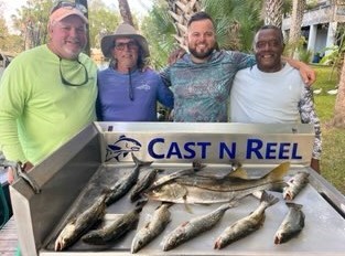 Snook, Spanish Mackerel, Speckled Trout / Spotted Seatrout Fishing in Crystal River, Florida