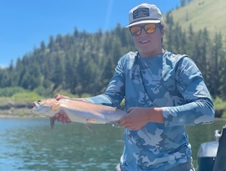 Rainbow Trout fishing in Deer Lodge, Montana