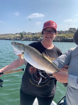Speckled Trout / Spotted Seatrout Fishing in Port Isabel, Texas