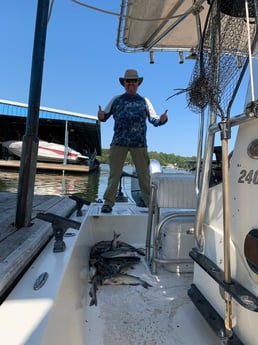 Blue Catfish, Crappie fishing in Willis, Texas