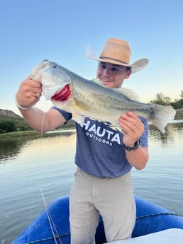Largemouth Bass Fishing in Graford, Texas