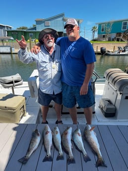 Redfish fishing in Fulton, Texas