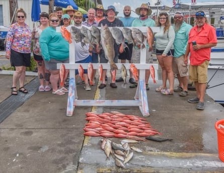 Red Grouper, Triggerfish, Vermillion Snapper fishing in Panama City Beach, Florida