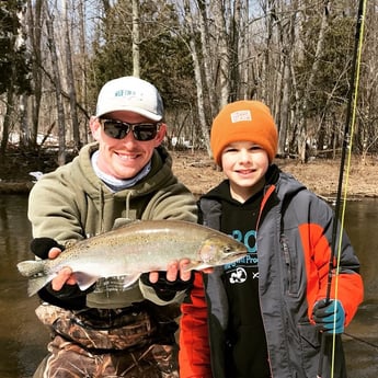 Rainbow Trout Fishing in Thompsonville, Michigan