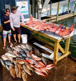 Red Snapper, Scamp Grouper, Wahoo, Yellowfin Tuna, Yellowtail Amberjack Fishing in Galveston, Texas