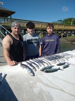 Bluefish, Bonito, Spanish Mackerel Fishing in Wrightsville Beach, North Carolina