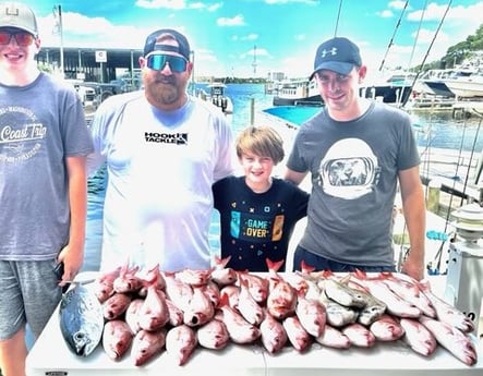 False Albacore, Red Snapper, Scup Fishing in Destin, Florida
