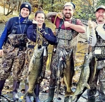 Sockeye Salmon Fishing in Verona Beach, New York