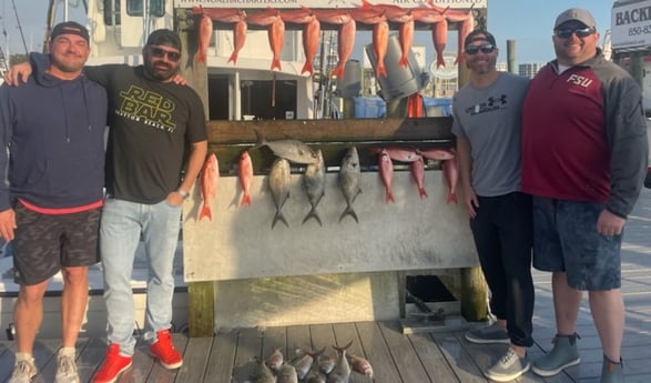 Almaco Jack, Vermillion Snapper Fishing in Destin, Florida