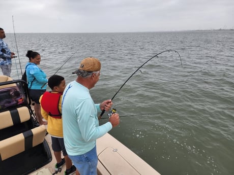 Speckled Trout / Spotted Seatrout fishing in Tiki Island, Texas