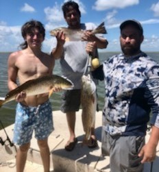 Redfish fishing in Matagorda, Texas