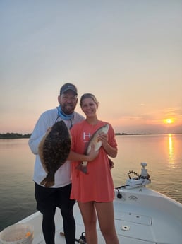 Flounder, Redfish Fishing in Boothville-Venice, Louisiana, USA