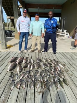 Bream, Redfish, Sheepshead, Smallmouth Bass Fishing in Venice, Louisiana