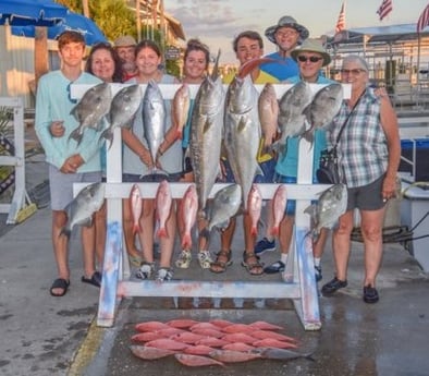Amberjack, Mangrove Snapper, Triggerfish, Vermillion Snapper fishing in Panama City Beach, Florida