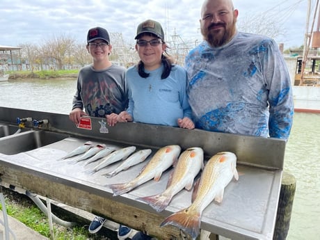 Redfish, Speckled Trout / Spotted Seatrout fishing in Texas City, Texas