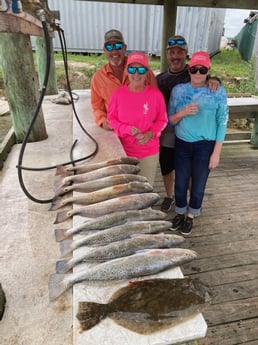 Flounder, Redfish, Speckled Trout Fishing in Rockport, Texas