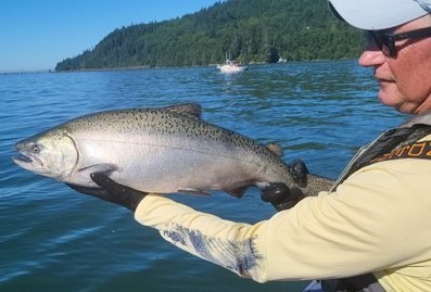 Chinook Salmon Fishing in Warren, Oregon