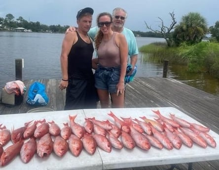 Vermillion Snapper Fishing in Pensacola, Florida