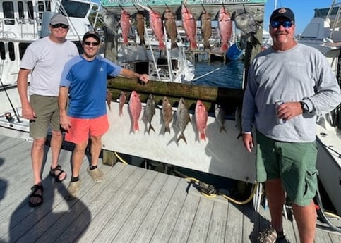 Amberjack, Triggerfish, Vermillion Snapper Fishing in Destin, Florida