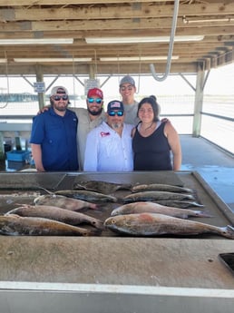Flounder, Redfish, Speckled Trout / Spotted Seatrout fishing in Matagorda, Texas