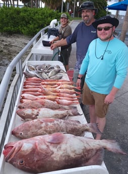 Grunt, Lane Snapper, Red Grouper fishing in Clearwater, Florida