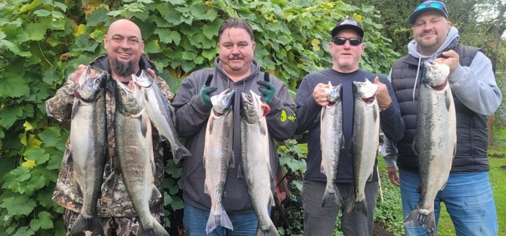 Coho Salmon Fishing in Montesano, Washington