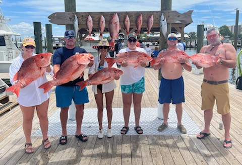 False Albacore, Red Snapper Fishing in Orange Beach, Alabama