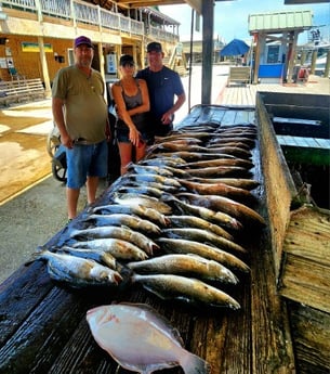 Flounder, Redfish, Speckled Trout Fishing in Boothville-Venice, LA, USA