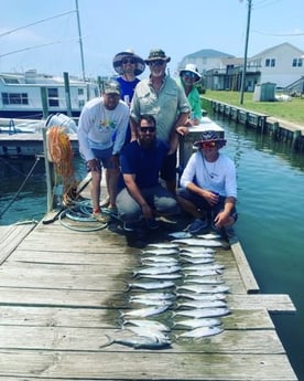 Redfish fishing in Wilmington, North Carolina