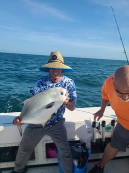 Florida Pompano fishing in Holmes Beach, Florida