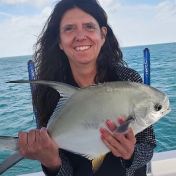Florida Pompano fishing in Islamorada, Florida