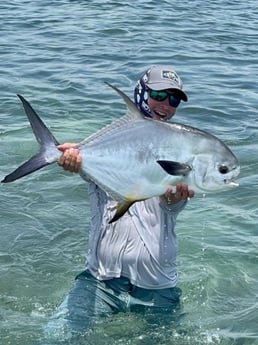Permit fishing in Cudjoe Key, Florida