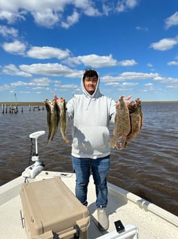 Flounder, Speckled Trout Fishing in Freeport, Texas