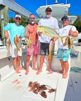 Jack Crevalle, Lionfish, Lobster Fishing in Islamorada, Florida