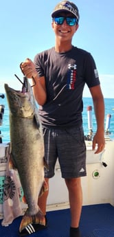 Chinook Salmon Fishing in Verona Beach, New York