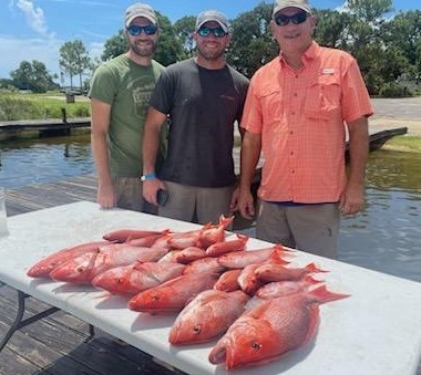 Red Snapper, Vermillion Snapper Fishing in Pensacola, Florida