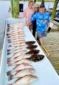 Flounder, Redfish fishing in Delacroix, Louisiana